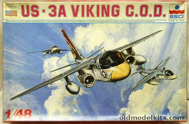 ESCI 1/48 US-3A Viking C.O.D (S-3A), 4053 plastic model kit
